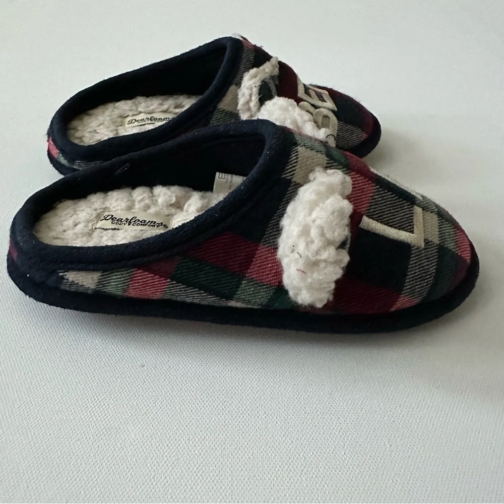 Dearfoams Kids Lil' Bear Clog Slipper Size 11/12 Toddler